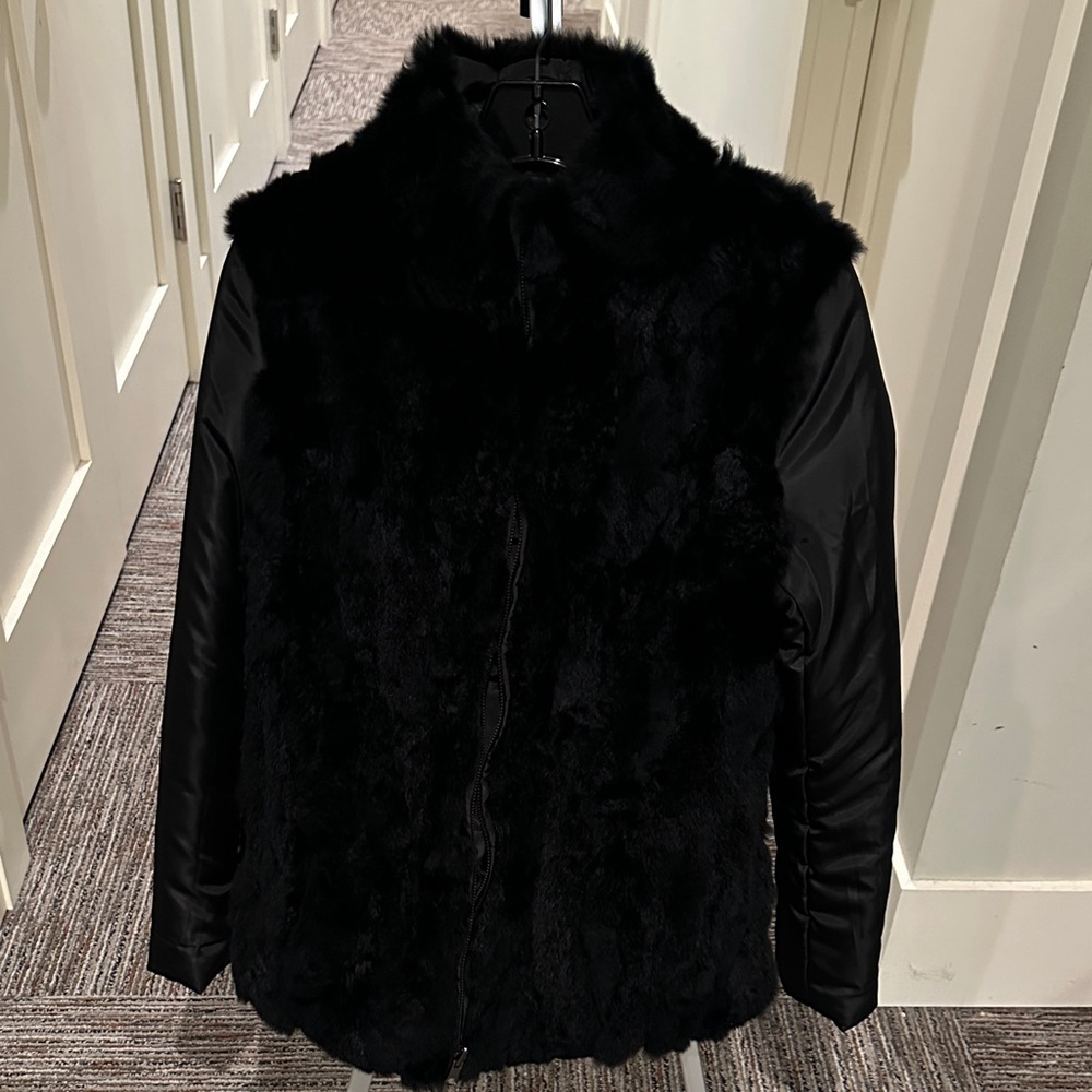 Women's Black Teddy Jacket